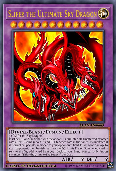 Slifer The Ultimate Sky Dragon By Alanmac95 On Deviantart Yugioh Dragon Cards Yugioh Dragons