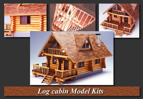Scale Model Log Cabin Kits