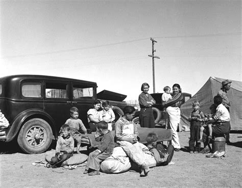 Gatsbe Exchange An 8x10 Photo 1937 Dust Bowl Refugees In