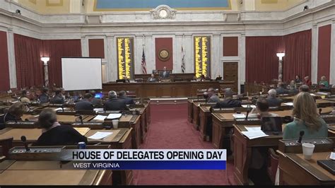 Wv House Of Delegates Meets For Opening Day Youtube