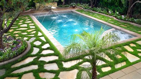Green Landscaping Ideas For Your Pool Area Home Improvement Best Ideas