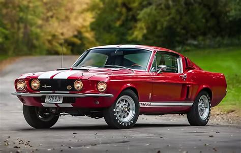 Rare Candy Apple Red 1967 Shelby Gt500 Fastback Throttlextreme