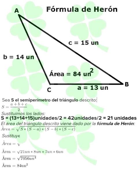 Los Lados De Un Triángulo Miden 13 14 Y 15 Calcular Su Área A12 B84