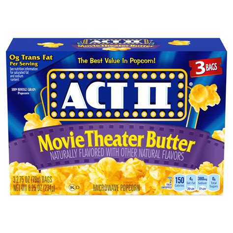 Act Ii Movie Theater Butter 123275 Oz Conagra Foodservice