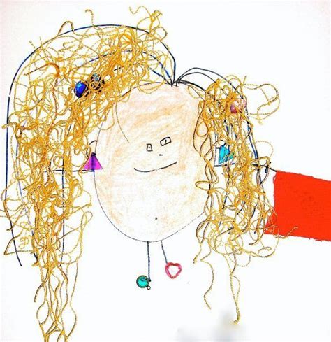 Mixed Media Self Portrait From Reggio Children Inspired Reggio