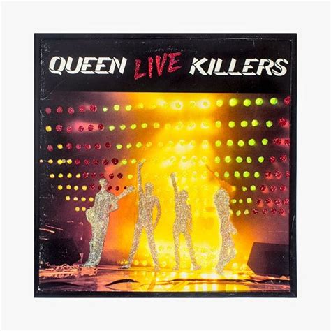 Glittered Queen Killers Live Album Cover Art Etsy Queen Album