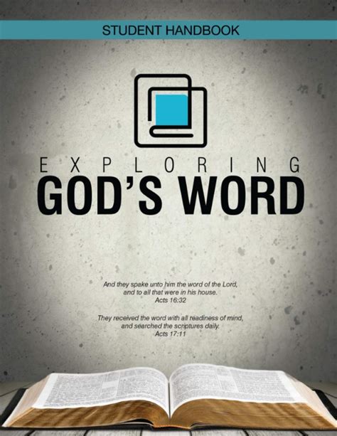 Exploring Gods Word Student Handbook Revised Student Handbook 2020