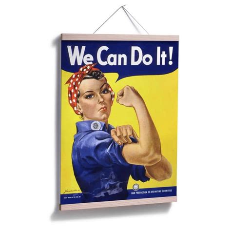 Poster Vintage We Can Do It Wall Artfr