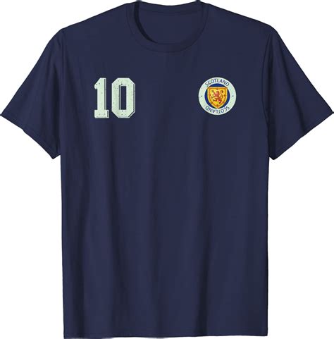 Retro Scotland Soccer Jersey Scottish Football T Shirt 10