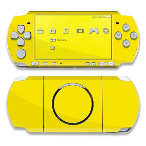 Psp 3000 Skin Solid State Yellow By Solid Colors Decalgirl