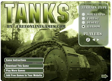 Tanks Game Online