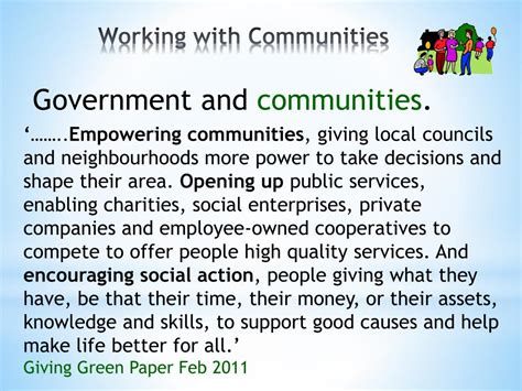 Ppt Working With Communities Powerpoint Presentation Free Download