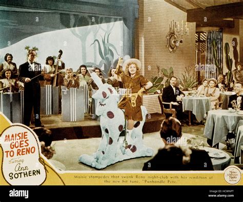 Maisie Goes To Reno Ann Sothern 1944 Stock Photo Alamy