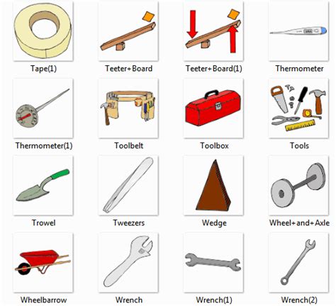 Mechanical Engineering Mechanical Instruments And Tools With Names