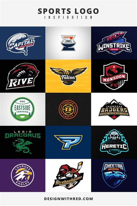 53 Sports Logo Design Inspiration Design With Red Logo Design