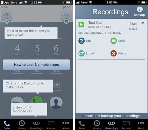 Recording calls on iphone is not so easily available as it seems due to a number of privacy issues. 10 Best Call Recorder Apps for iPhone (2018) | Beebom