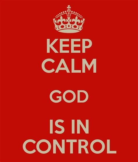 Keep Calm Quotes God Quotesgram