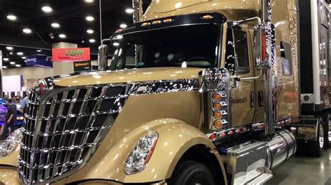 2017 International Lonestar Semi Truck At The Trucking Show Youtube