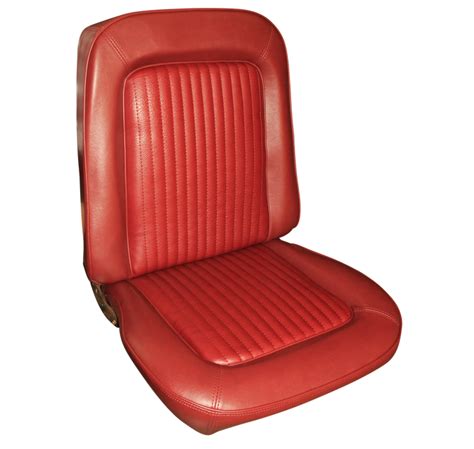Seat Upholstery 1968 Mustang Deluxe Seat Cover Front