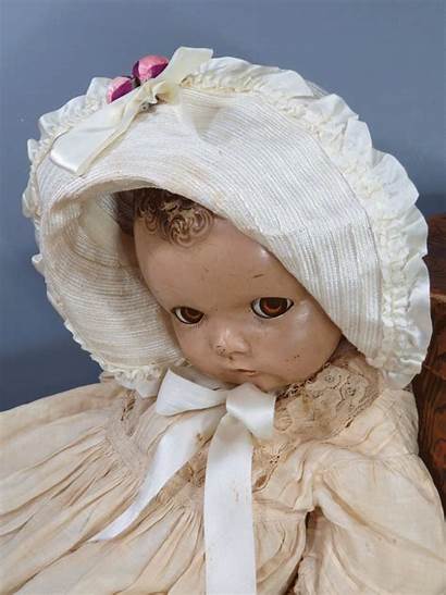 Doll Ivory Bonnet Buds