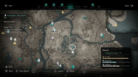 Assassin S Creed Valhalla Full World Map And Treasure Guide D