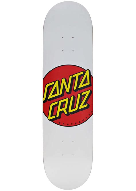 Santa Cruz Classic Dot Skateboard Deck 8 Prfo Sports