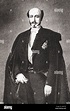 Portrait of Duc de Morny - American engraving XIX th century Stock ...