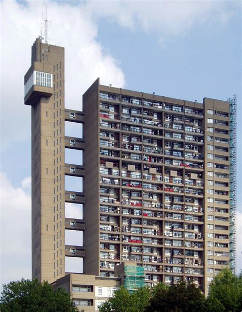 Stunning Brutalist Architecture Trellick Tower London Architecture