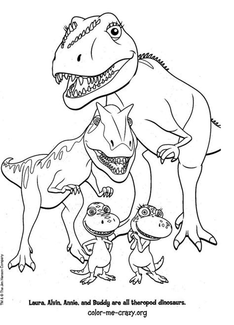Dinosaur Train Coloring Pages Printable