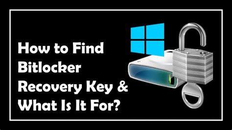 How To Find Bitlocker Recovery Key And What Is It For Wincope