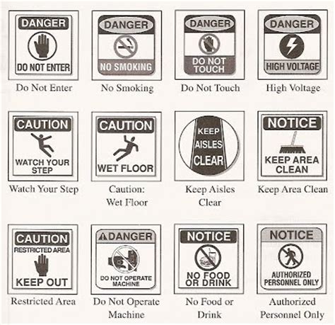 Get custom safety signs at buildasign.com! Safety Signs and Warnings - ESL-Learners.Corner