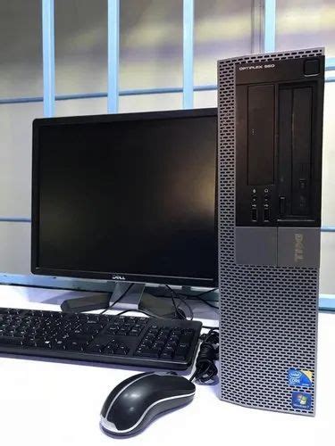 Pre Owned Dell Desktop Complete System Core 2 Duo Second Hand Desktop