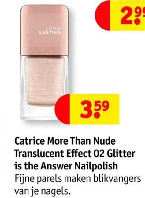 Catrice More Than Nude Translucent Effect 02 Glitter Is The Answer