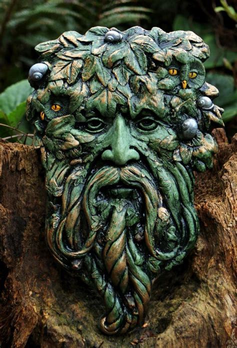 This Is A Favourite Green Man Green Man Sculpture Forest Art