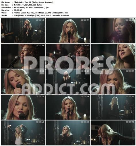 Olivia Holt Thin Air Swing House Sessions Prores Addict The