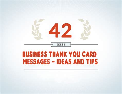 42 Best Business Thank You Card Messages Samples Tips And Ideas