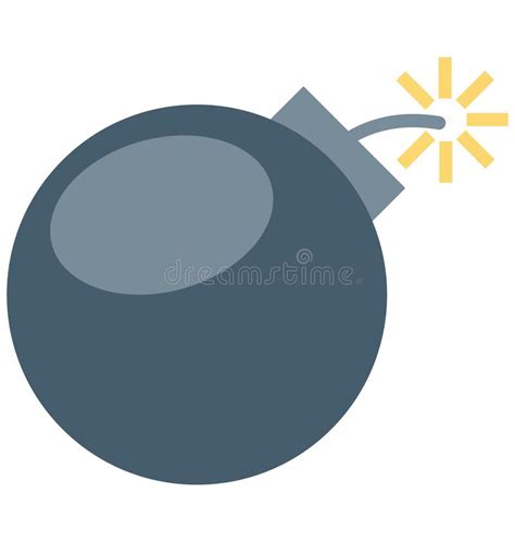 Dynamite Color Isolated Vector Icon That Easily Can Be Modified And