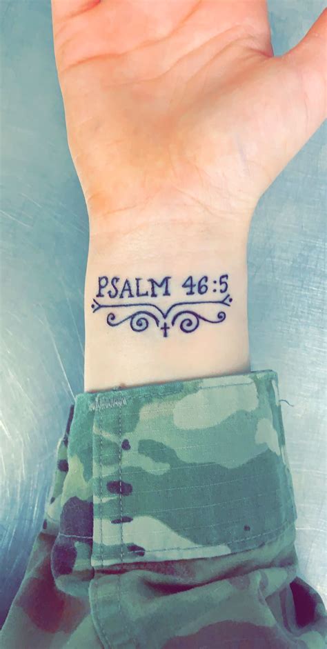 See more ideas about piercing tattoo, piercings, tattoos. Psalm 46:5 tattoo #psalms #tattoos #bibleverse #inspiring | Tiny tattoos, Wrist tattoos, Tattoos ...