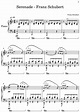 Serenade - Franz Schubert - Sheet music for Piano