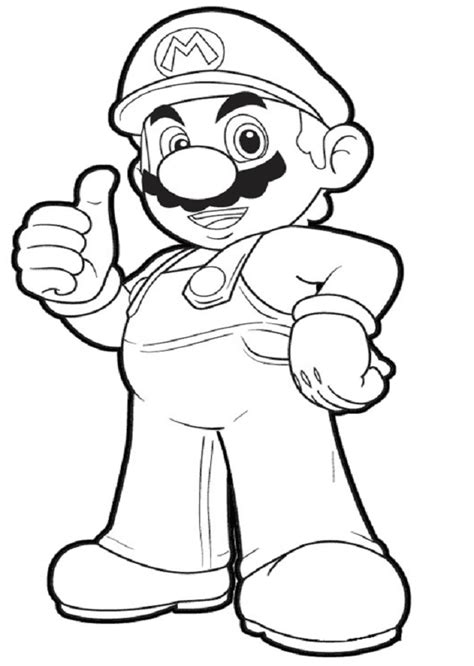 💠super Mario Bros Dibujos Para Colorear