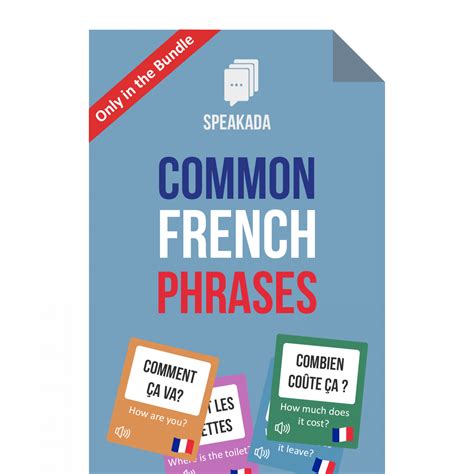 Common French Phrases Anki Flashcards | SPEAKADA