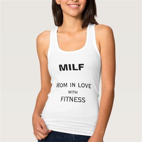 Milf Mom In Love With Fitness Tank Top