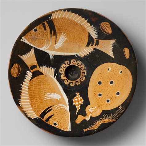 Terracotta Fish Plate In 2020 Greek Pottery Ancient Greek Art Greek Art
