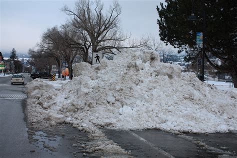 City Catching Up With Big Snow Infonews Thompson Okanagans News Source