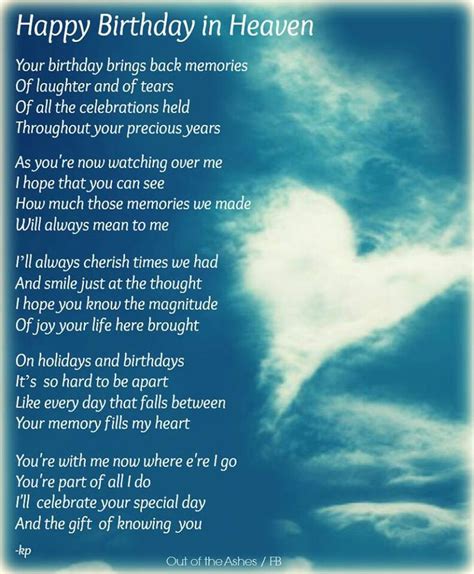 Happy Birthday Quotes For People In Heaven