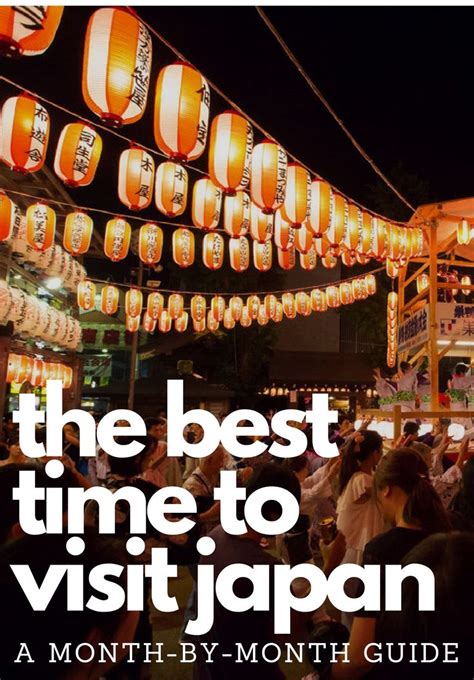 The Best Time To Visit Japan A Month By Month Guide Visit Japan