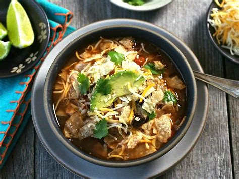 Chicken Tortilla Soup Simply Sated