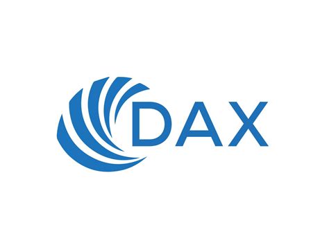 Dax Letter Designdax Letter Logo Design On White Background Dax