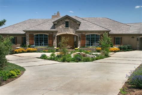 Driveway Layouts Circular Curved Or Straight Landscaping Network