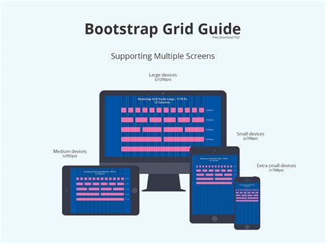 Bootstrap Grid Guide Free Psd Templates